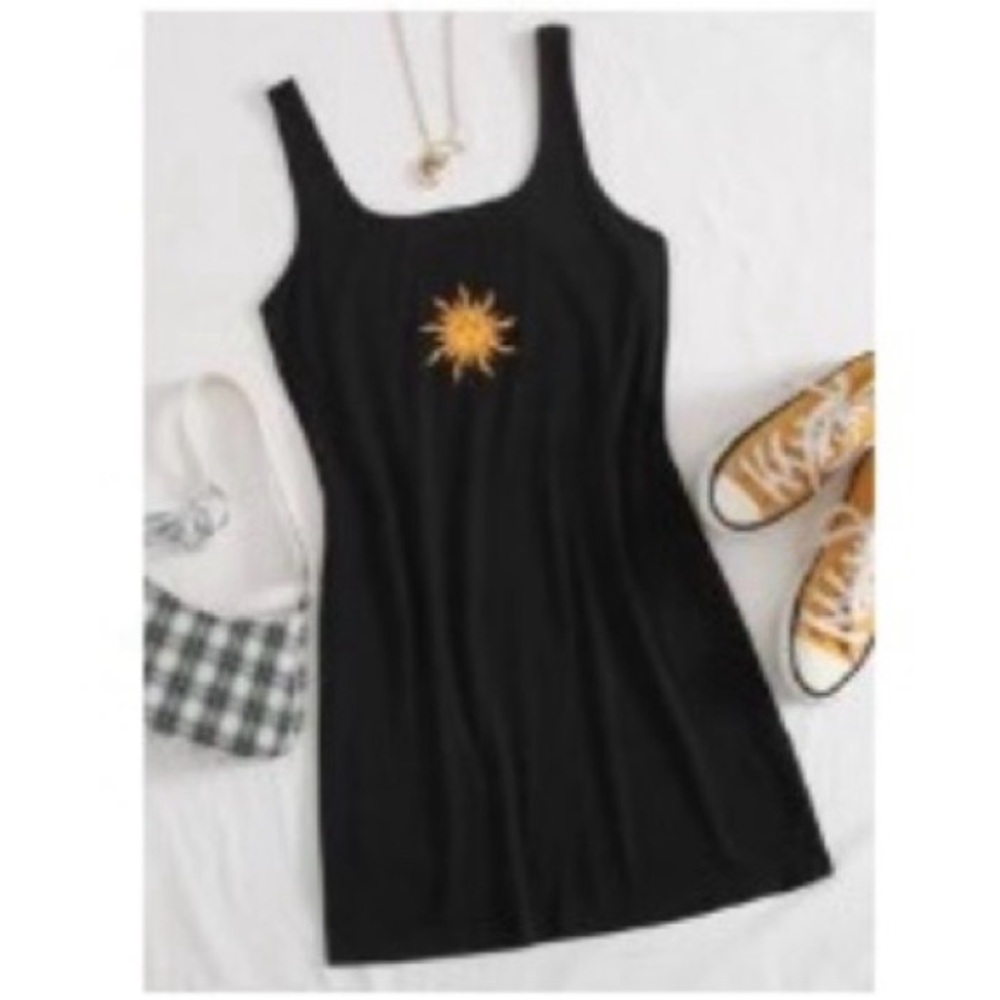 SHEIN 🌞 Sun Mini Tank Dress